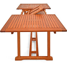 Deuba Set Unikko 6+1 sedie Schienale Alto e Tavolo in Legno d' eucalipto Certificato FSC® 7 pz Legno dinette da Giardino