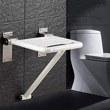 CLJ-LJ Sgabello pieghevole da bagno per doccia a parete e doccia, panca da parete per anziani, sgabello, doccia da appendere alla parete