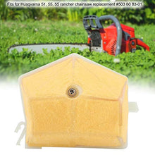 Rockyin Filtro Aria for Husqvarna 51 55 55 Rancher Chainsaw Replacement # 503 60 83-01