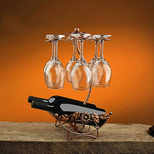 FAGavin Iron Sun Flower Red Wine Doppio Bottiglia/Coppa Staffa Stabile Stabile Wine Cabinet Galvanotecnica Decorazione Decorazione di Moda
