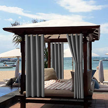 ele ELEOPTION Tenda per Esterni, Impermeabile, Protezione dai Raggi UV, con Occhielli, Oscurante, per Giardino, Cortile, Balcone, Grigio Scuro, 1 Pezzo / 132 X 240cm