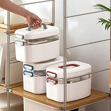 SUMMER HOME Kit di Pronto Soccorso per Uso Domestico PP Medicine Scatola di immagazzinaggio per uffici Pill Organizer per Viaggi Camping Container