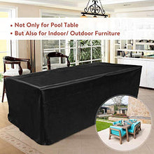 Coperture per Mobili da Giardino Coperture per GiardinoRettangolari Copertura per Tavolo da Esterno Tessuto E Interno in PVC Resistente allo Strappo Oxford Nero Cm per mobili