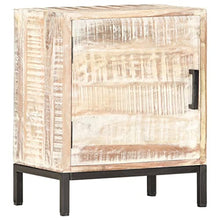 vidaXL Comodino 40x30x50 cm in Legno Massello di Acacia