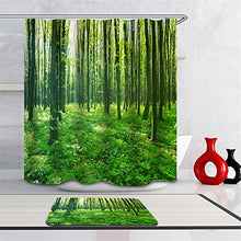 LIYAN Combinazione Bagno. Immagini Chiare E Colori Vivaci Rendono Il Tuo Bagno Pieno di Vita. Accessori da Bagno. Foresta Verde.