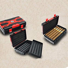ChangDe-- Scatola di sigari, Cigar Humidor Travel Portable 10 Pack Umidificatore Moisturizer Cigar Box Business (Color : A)