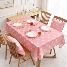 WSJIABIN Tovaglia Decorativa per la casa Tovaglia Rosa Moderna Semplice nordica in Tessuto di Cotone e Lino Piccoli Punti freschi tovaglia da tè Impermeabile