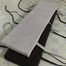 Cuscino per panca da interni per esterni, 2 3 e 4 posti, con cerniera, antiscivolo, rimovibile, lavabile, per mobili da giardino (caffè, 150 x 30 cm)