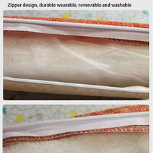 HYLX Cuscino Sedile, Cuscino Sedia, Cuscino Sgabello Rotondo, Cuscino Sedia Floreale Antiscivolo in Cotone Spesso, per Giardino, terrazza Esterna