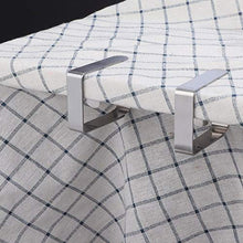Omabeta Clip di Fissaggio Antiscivolo Grande 4 Pezzi Morsetti Antiscivolo in Tessuto Clip per tovaglia Clip per tovaglia Materiale Durevole per Uso Domestico per Hotel