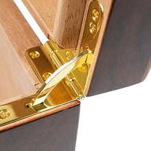 Minmin Cigar Box Legno di Cedro umidificatore a doppio strato design Grana del legno Piano vernice grande capacità alcoholized Cigar Cabinet, 345x155x235mm accessori del sigaro