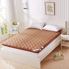ZZX Materasso Tatami Pavimento Doppio Materasso Futon Singolo Dormitorio per Studenti Giapponesi Pieghevole Materasso per Gattonare Materasso per Letto Pigro Morbido E Traspirante,Brown-90x190cm