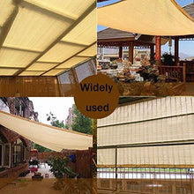 WXQIANG - Rete parasole per esterni, 85% UV, con occhielli in metallo rinforzati, 23 misure, protezione solare, isolamento termico, colore: beige, dimensioni: 1 × 1,5 m