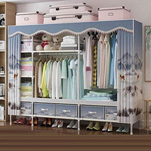 JJZXT Dresser for Cabina Armadio Armadio for Camera da Letto Mobili for Bambini Governo di immagazzinaggio Guardaroba di Spazio Guardaroba