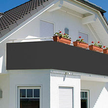 UISEBRT - Copertura per balcone in PVC, protezione per la privacy, per il balcone o per la recinzione del giardino, protezione dal vento e dal sole, impermeabile
