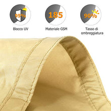 TOPLUS Sunnest Life Tenda a Vela Parasole Rettangolare Protezione Raggi UV per Giardino, terrazza, Campeggio (3 * 4 Beige)