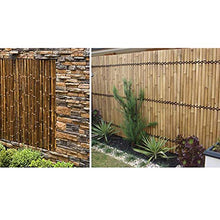 Balcone Protezione Recinto di bambù Schermata Privacy Filo di Acciaio Zincato di Fissaggio Coprire E Abbellire La Recinzione del Collegamento A Catena nel Giardino (Color : Beige, Size : 100x200cm)