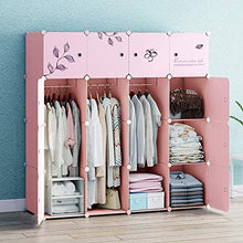 WCY Armadio Assemblato Armadio Assemblaggio Semplice Armadio Assemblaggio Armadio per stoccaggio Singolo Armadio (Rosa) Guardaroba Combinato (Dimensioni: 147x47x165cm) yqaae (Size : 147x47x147cm)