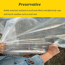 MTYLX Teloni, Multiuso Incatramata Telone Terrazza Sul Tetto Teloni Impermeabili, con Occhielli - Trasparente Scheda Ground Cover per Piante Grasse/Veranda/Camping, Leggero 120G / M²,4X10M