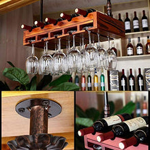 Classico, scaffale da bar a soffitto, per vino, da parete, porta bottiglie e vetro, decorazione per la casa e la cucina | Multi funzione