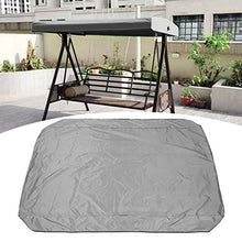 Alinory Tettoia per Altalena con Protezione Impermeabile a Prova di Sole, Copertura per Altalena Resistente alla Polvere, per Cortile da Giardino(Gray)
