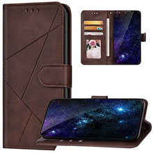 Cover Samsung Galaxy J6 Plus 2018 in Vera Pelle Portafoglio Custodia con[Slot per Schede][Funzione di Supporto],JAWSEU TPU Antiurto Ultra Sottile a Libro Flip Cover per Galaxy J6 Plus 2018(Marrone)