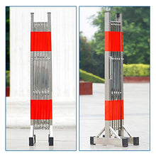 LSXIAO-Balcone Protezione Pieghevole Recinzione di Sicurezza, Barricate Mobili, Acciaio Inossidabile Recinzione Telescopica Controlla La Folla Elettricità Isolamento Facile da Riporre per La Scuola