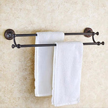 SJQKA Portasciugamani Antica Porta - Asciugamani Tutto Rame Asciugamano Pole Doppio Polo Europeo Bagno Hardware Pendente Asciugamani del Bagno Gruccia