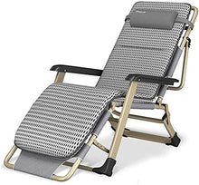 Lettini prendisole Reclinabili, Reclinabile Leggero oversize XL Sedia reclinabile Zero Gravity Chair, Pieghevole e reclinabile Lettino prendisole con cuscino per la testa Sedie a sdraio Sostituzione c