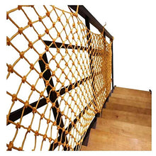 QSs-Ⓡ Reti in Corda di Canapa per soffitto Rete di Iuta Naturale Ringhiera per Scale Rete di Merci Rete di Sicurezza Rete di Protezione Rete di Protezione Decorazione da Giardino Rete Scala Balcone