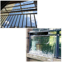 Telo Impermeabile Esterno, Impermeabile Robusto, Trasparente Panno Antipioggia, Vetro Morbido Plastica PVC Serra Tenda da Sole for Piante Spessore 3 Mm, Dimensioni Personalizzate