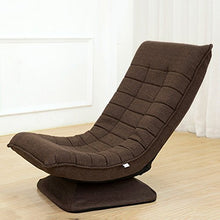 Li jing home Divano Pigro Elegante Divano/Poltrona Divano Creativo Tatami Divano Individuale Sedia Girevole a 360 ° Comfort sedentario Non è Stanco Lavabile (Color : Dark Brown)