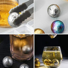 Cabilock 8Pcs di Pietra del Whisky Whisky Rocce di Figura di Calcio in Acciaio Inox Vino del Ghiaccio di Pietra Agghiacciante Bere Pietre per Il Freddo Whisky di Vino Bevande con La