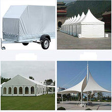 Gcxzb Vele da PVC Bianco Impermeabile Protezione Solare Leggera a Lunga Durata Pull Resistente Tenda Panno Antipioggia Panno di rotolamento del Tessuto (Dimensioni: 4 m × 3 m) (Size : 5 m × 3 m)