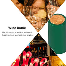 jojofuny 100 Pz Pellicola Termoretraibile Tappo Sigillante Pellicola per Bottiglie di Vino Tappo Termorestringente Verde