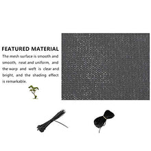 Longdafei - Telo per balcone, protezione dai raggi UV, resistente alle intemperie, con fascette stringicavo, tessuto speciale HDPE, 5 m (90 x 500 cm), colore: grigio