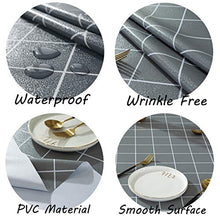 Jixin4you Tovaglia rettangolare a prova di olio, impermeabile, in PVC, facile da pulire, per picnic, coperta da tavolo, per esterni e interni
