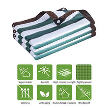 KDDEON 85% Rete Ombreggiante Resistente ai Raggi UV,Telo Coprente Traspirante a 12 Pin,Rete Telo Ombra per Balcone Patio Giardino Serra Piscina Villa,con Occhielli e Cordoncino (5x6m/16x20ft)