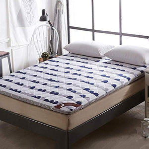 Zhenyue Tick Foa Futon Be attrice pa,Trapunta floreale anallergico Dormire tatai pavimento per o Beroo-E 90190c (3575inc), C, 120x200cm(47x79inch)