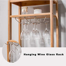 FYLHX bambù Cremagliera del Vino in Piedi Cremagliera del Bicchiere di Vino Impilabile Vino Cremagliera di Vetro semplicità Elegante Portabicchieri da Vino per Home Decor Bar Cantina