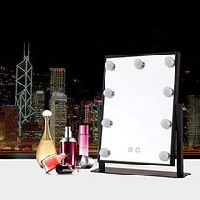 LBWARMB Trucco Specchio con luci Specchio per Il Trucco 360 e degrado da Tavolo Specchio cosmetico LED Trucco Illuminato con schermata Touch Screen per Il comò da Bagno