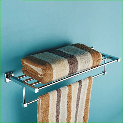 MBYW Portasciugamani Moderno Minimalista Portasciugamani Elegante per Il Bagno di Moda Portasciugamani/Base in Rame/Cromo/Set di Accessori per Bagno/portasciugamani/Porta Asciugamani