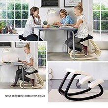 LIUXU Studio Sedia - Sedia Inginocchiata Ergonomica, Seduta Sedia per La Correzione della Postura, può Prevenire La Colonna Vertebrale E Il Gobbo, Adatto per Studio, Ufficio E Casa