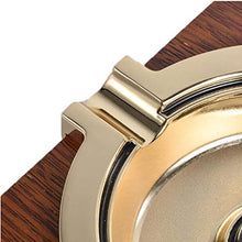 SHYPT Cigar Ashtray, Metallo e Legno, posacenere Europa Centrale for Indoor Desktop Cigar Ash Tray Home Office Decorazione di Arte