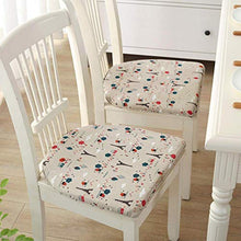 HYLX Cuscino Sedile, Cuscino Sedia, Cuscino Sgabello Rotondo, Cuscino Sedia Floreale Antiscivolo in Cotone Spesso, per Giardino, terrazza Esterna