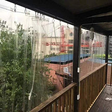 Teloni 4x4m Telone resistente alla polvere e alla pioggia con protezione solare per balcone da giardino Telone in plastica trasparente(Size:3x10M)