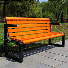 Panchina da Giardino Panchina da Esterno,Struttura In Ghisa E Sedili In Legno Massello Anticorrosivo Panchine da Terrazza,Con Schienale E Bracciolo Balcone Per Il Tempo Libero Panchina del Parco