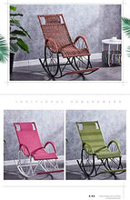 Sedia a dondolo relax leggera reclinabile Sedia a dondolo sdraio reclinabile, sedia reclinabile per giardino, prato patio, sdraio spiaggia relax sedia a dondolo con poggiapiedi e supporto poggiatesta