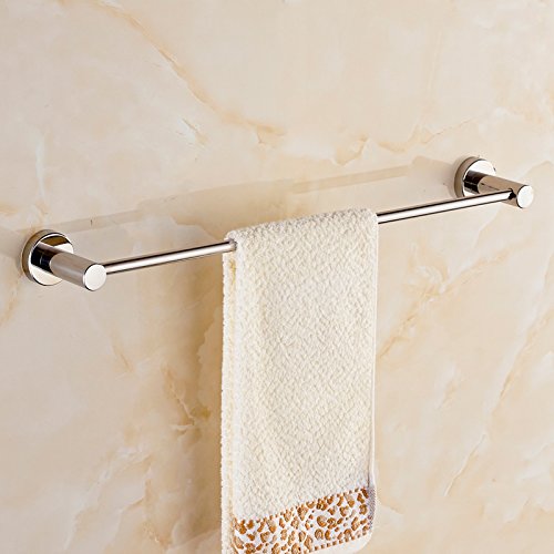 Portasciugamani da bagno in acciaio 304 Portasciugamani da bagno Doppio portasciugamani Portasciugamani a barra singola 30-120.304 In acciaio a palo singolo Lunghezza totale 40 cm