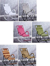 Sedia a dondolo relax leggera reclinabile Sedia a dondolo sdraio reclinabile, sedia reclinabile per giardino, prato patio, sdraio spiaggia relax sedia a dondolo con poggiapiedi e supporto poggiatesta